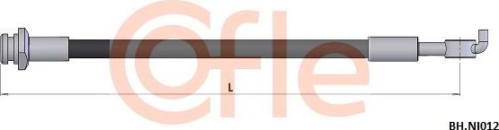 Тормозной шланг Cofle. Артикул 92.BH.NI012