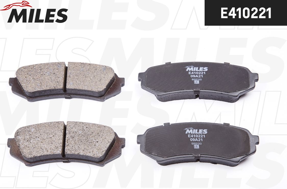 Тормозные колодки Miles (Low-Metallic). Артикул E410221