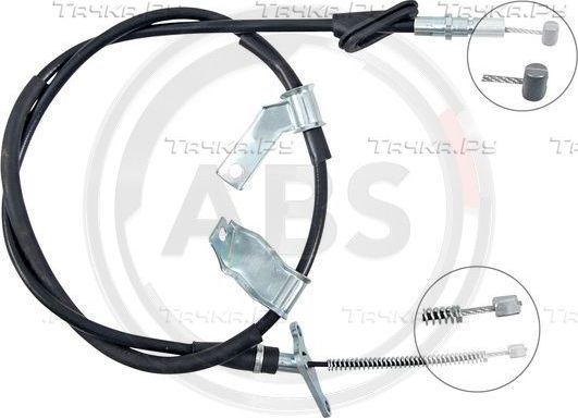 Трос ручника (тросик ручного тормоза) ABS. Артикул K14093
