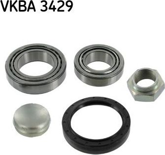 Ступичный подшипник (комплект) SKF. Артикул VKBA 3429