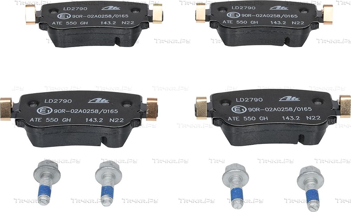 Тормозные колодки ATE Ceramic задние для SEAT Alhambra II 2015-2026. Артикул 13.0470-2790.2