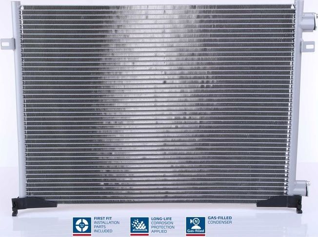 Радиатор кондиционера (конденсатор) Nissens (алюминий). Артикул 940109