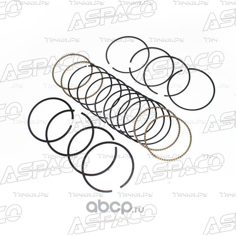 КОЛЬЦА ПОРШНЕВЫЕ 4ЦИЛИНДРА TOYOTA 1ZZFE AURIS (2006>)/ RAV 4 (2000-2005) (Aspaco). Артикул AP26899