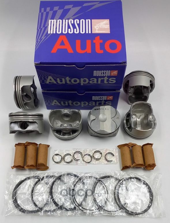 Поршень кольца комплект N52B25D на 1 цилиндр (Mousson). Артикул SPRN52B25DSTD