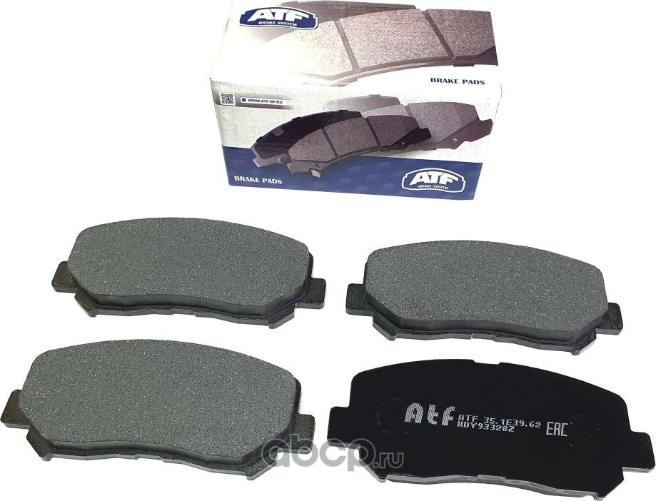Колодки тормозные передние 5 (ATF) ATF. Артикул 351E3962