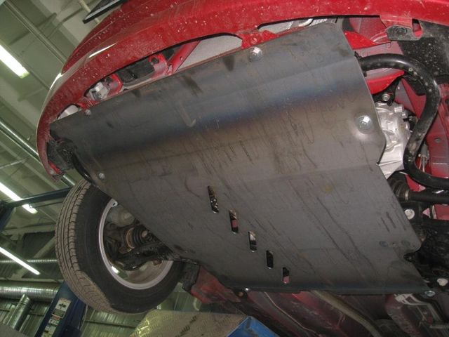 Защита алюминиевая Alfeco для картера и КПП FAW V2 2012-2015. Артикул ALF.47.02al