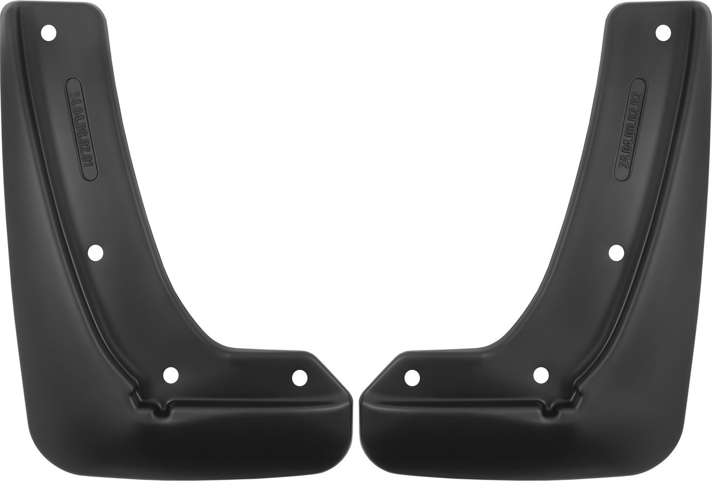 Брызговики Frosch (в пакете) задняя пара для Mazda CX-30 2019-2026. Артикул NLF.033037.E13