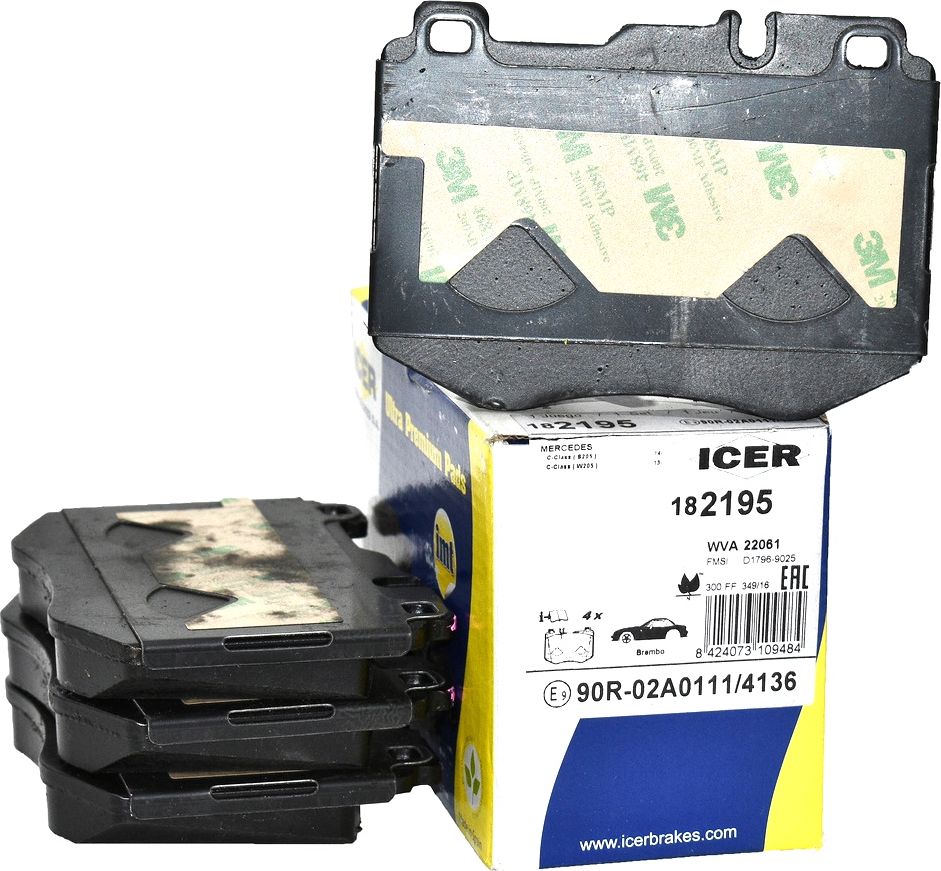 Тормозные колодки Icer. Артикул 182195