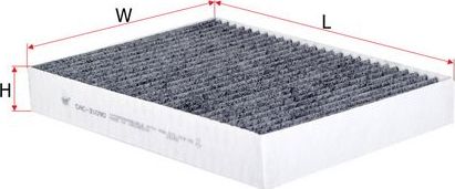 Салонный фильтр Sakura для Volkswagen Touareg II 2010-2018. Артикул CAC-31090