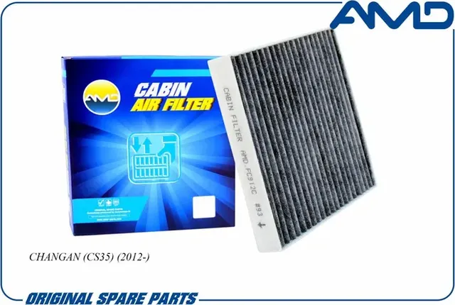 Фильтр салонный  (угольный) CHANGAN CS35 2012- (AMD). Артикул AMD.FC912C