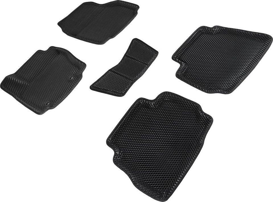 Коврики Seintex 3D EVA ромб для салона Ford Mondeo IV 2007-2010 ЧЕРНЫЕ. Артикул 95276