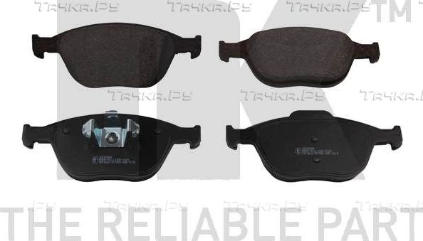 Тормозные колодки NK передние для Ford Fiesta V 2005-2008. Артикул 222560