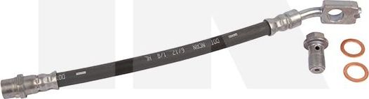 Тормозной шланг NK задний внешний для Audi A4 I (B5) 1997-2001. Артикул 854771