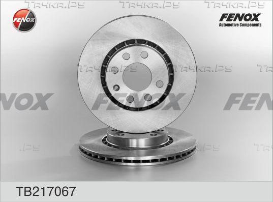 Тормозной диск Fenox передний для Opel Vectra A 1988-1995. Артикул TB217067