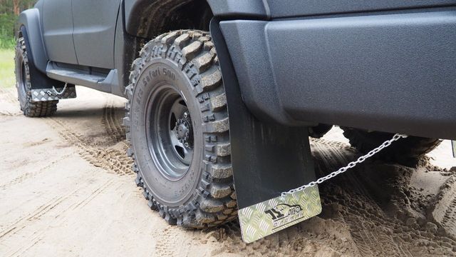 Брызговики универсальные АВС-Дизайн. Экспедиционные, ширина 400 мм. Артикул ABCUNI04