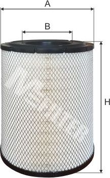 Воздушный фильтр MFilter для Volvo  FE 2006-2026. Артикул A 861