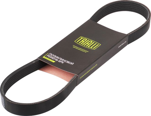 Приводной ремень поликлиновой Trialli (EPDM (Этилен-пропиленовый каучук)) для Audi Q3 I (8U) 2014-2018. Артикул 6PK799E