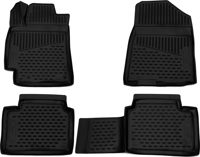 Коврики 3D Format c повышенной износостойкостью для салона Kia Cerato IV седан 2018-2026. Артикул FORMAT.3D2568210