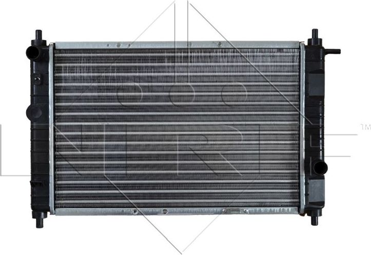 Радиатор охлаждения двигателя NRF (алюминий) для Daewoo Matiz I 1998-2015. Артикул 53250