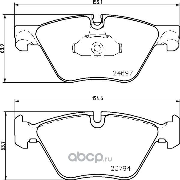PC Pads (Textar). Артикул 2469703