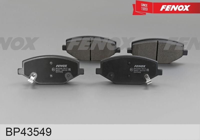 Тормозные колодки Fenox. Артикул BP43549