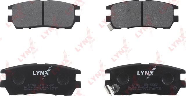 Тормозные колодки LYNXauto задние для Mitsubishi Delica IV 1995-2000. Артикул BD-5502