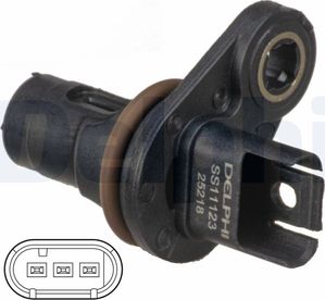 Датчик положения распредвала Delphi для BMW 5 V (E60/E61) 2004-2010. Артикул SS11123