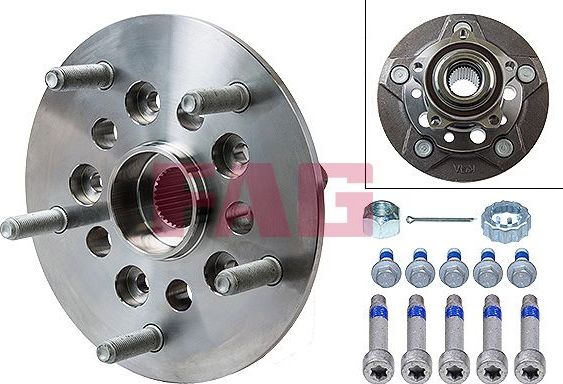 Ступица колеса с интегрированным подшипником Fag. Артикул 713 6791 20