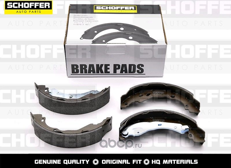 Колодки тормозные задние RENAULT LOGAN 04- (Schoffer). Артикул SHF23010