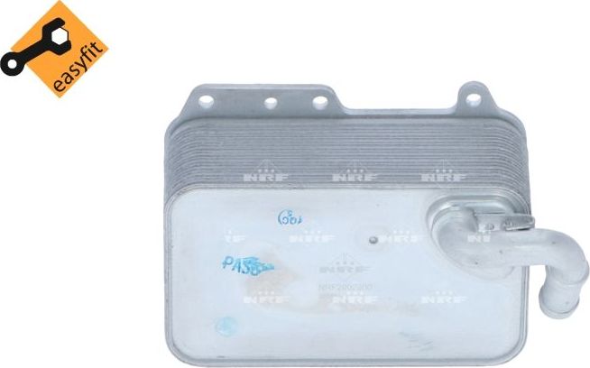 Радиатор масляный (маслоохладитель) для двигателя NRF (алюминий). Артикул 31272