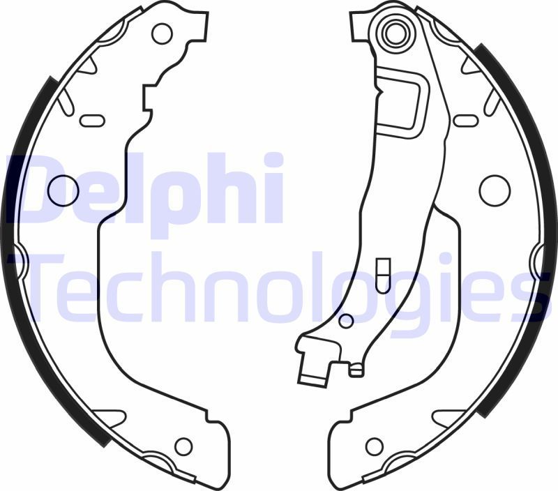 Тормозные колодки Delphi. Артикул LS2000