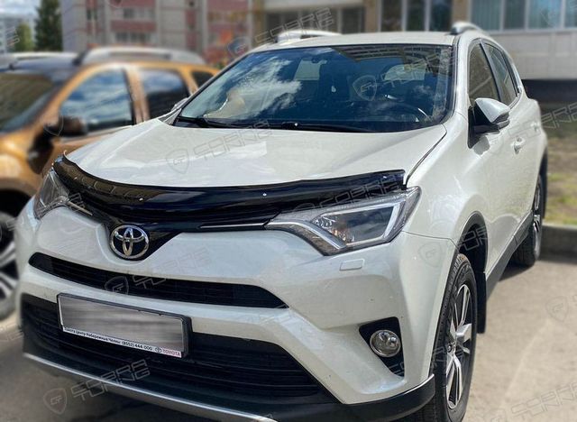 Дефлектор Cobra Tuning для капота Toyota RAV4 IV 2013-2018. Артикул DK076