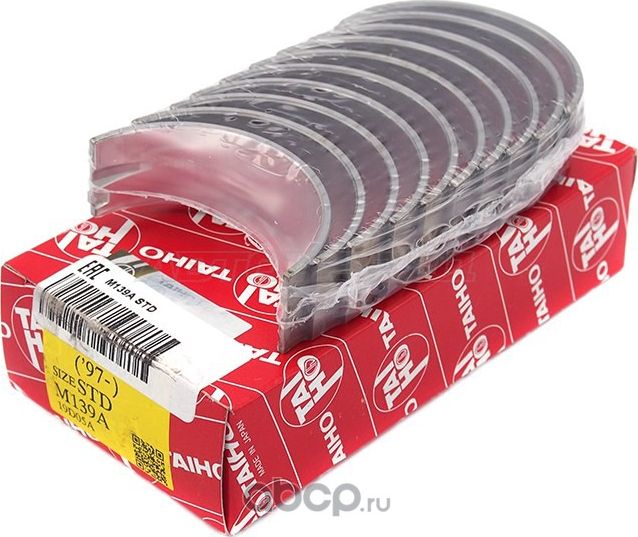 M139ASTD ВКЛАДЫШИ КОРЕННЫЕ 4G63 SOHC 97- БЕЗ ПОЛУКОЛЕЦ ДЛЯ КОЛЕНВАЛА (Taiho). Артикул M139ASTD