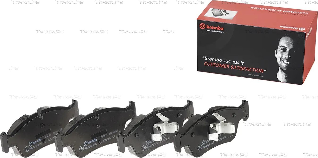 Тормозные колодки Brembo PRIME LINE передние для BMW 1 I (E81/E82/E87/E88) 2004-2007. Артикул P 06 035