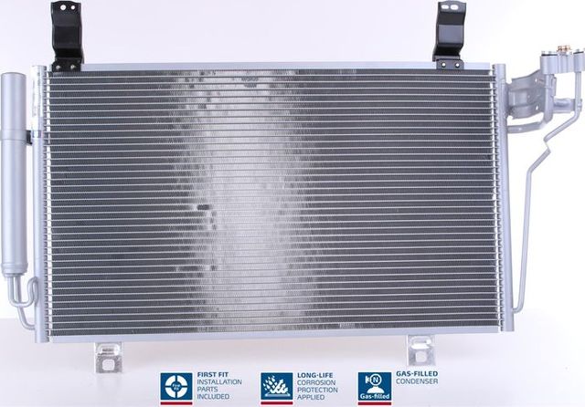 Радиатор кондиционера (конденсатор) Nissens (алюминий) для Mazda CX-5 II 2017-2026. Артикул 940326