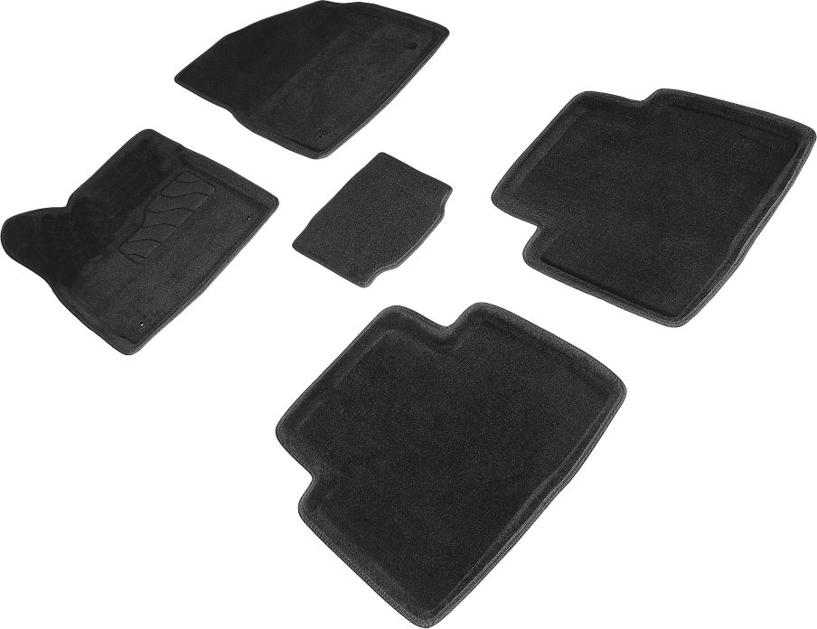 Коврики 3D Seintex ворсовые для салона Exeed TXL 2020-2026 ЧЕРНЫЕ. Артикул 98037