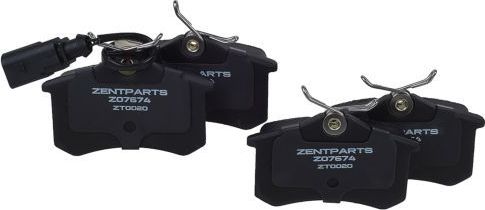Тормозные колодки Zentparts. Артикул Z07674