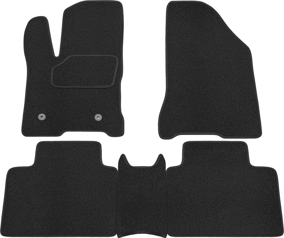 Коврики Rezkon ворсовые для салона Lada Vesta 2015-2026. Артикул 2039045100