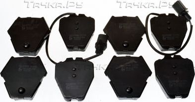 Тормозные колодки Denckermann передние для Volkswagen Phaeton I 2002-2005. Артикул B111045