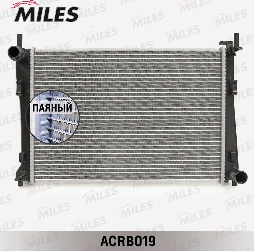 Радиатор охлаждения двигателя Miles (алюминий). Артикул ACRB019