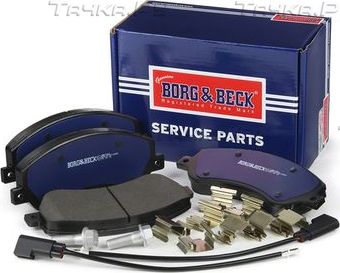 Тормозные колодки Borg & Beck. Артикул BBP1964