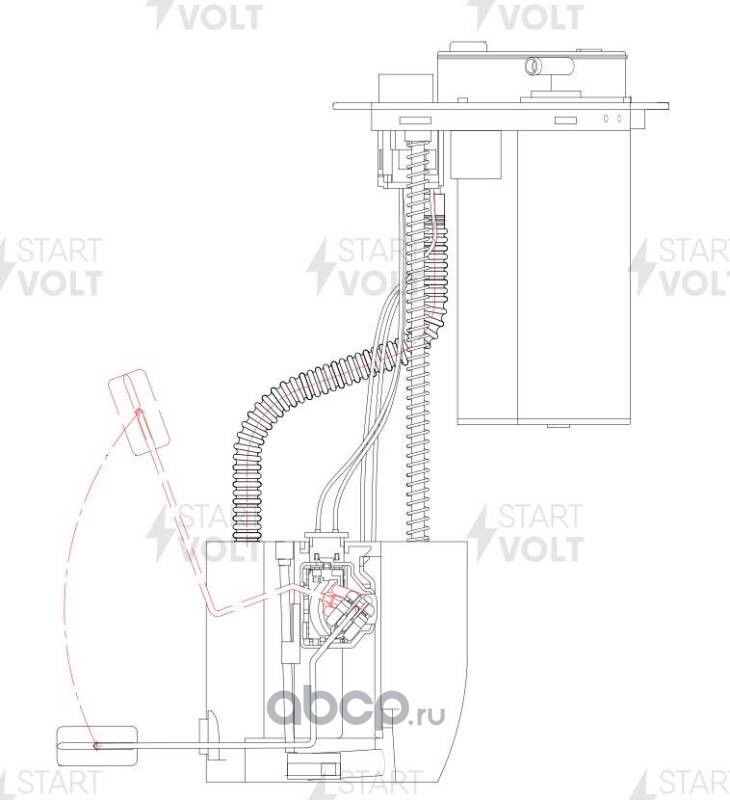 Бензонасос (топливный насос) StartVOLT. Артикул SFM 1922