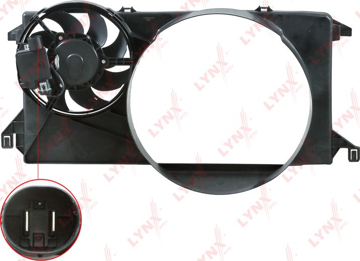 Вентилятор радиатора двигателя LYNXauto. Артикул RF-1737