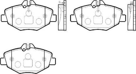 Тормозные колодки HSB. Артикул HP9918