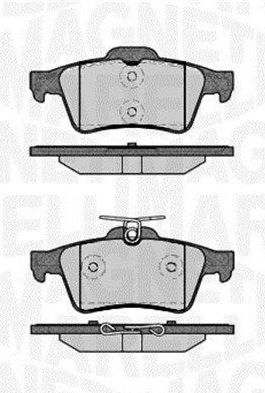 Тормозные колодки Magneti Marelli. Артикул 363916060243