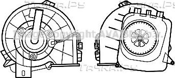 Вентилятор, мотор печки (отопителя) салона AVA для Opel Corsa C 2000-2009. Артикул OL8610