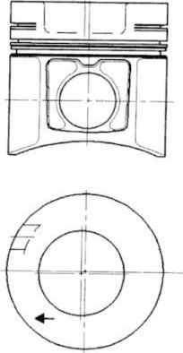 Поршень Kolbenschmidt. Артикул 93485600