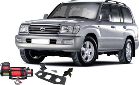 Установочный комплект 4x4Sport с лебедкой Comeup DV-9 электрическая 12V 9000 lbs 4082 кг (стальной трос) для Toyota Land Cruiser 100 1998-2007. Артикул SET-TLC100-853839