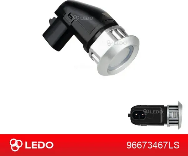 Датчик парковки серебристый (Ledo). Артикул 96673467ls