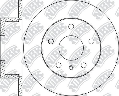 Тормозной диск NiBK. Артикул RN1723